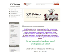 Tablet Screenshot of khpottery.com.au